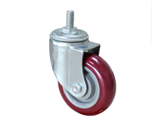 Medium sized 4-inch high-strength polyurethane PU silent universal wheel logistics handcart industrial casters 5134-86