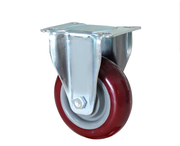 Medium sized 4-inch high-strength polyurethane PU silent directional wheel logistics handcart shelf industrial casters 5104-86