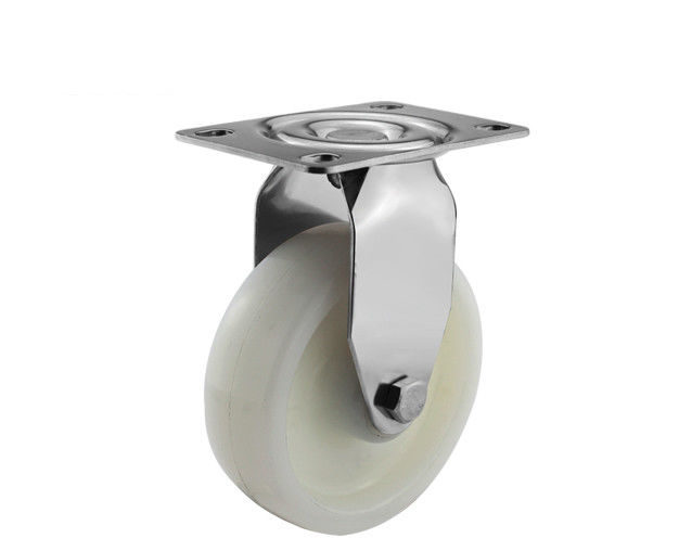 4-inch medium-sized 304 stainless steel white nylon directional casters S5804-24