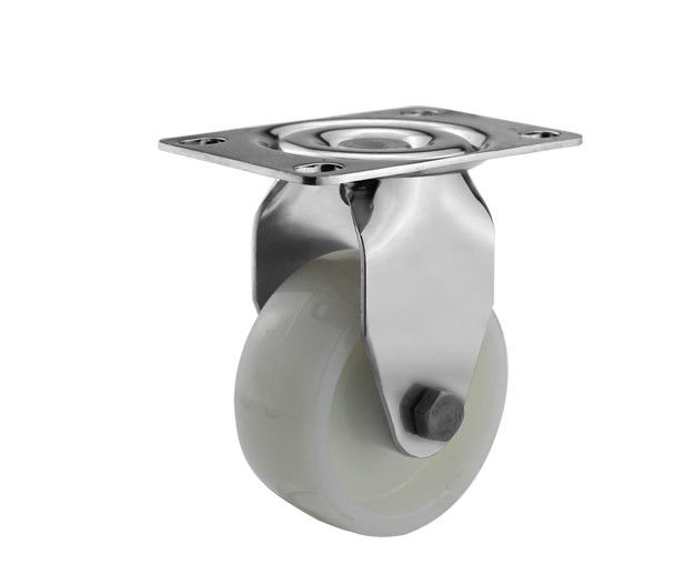 3-inch medium-sized 304 stainless steel white nylon directional casters S5803-24