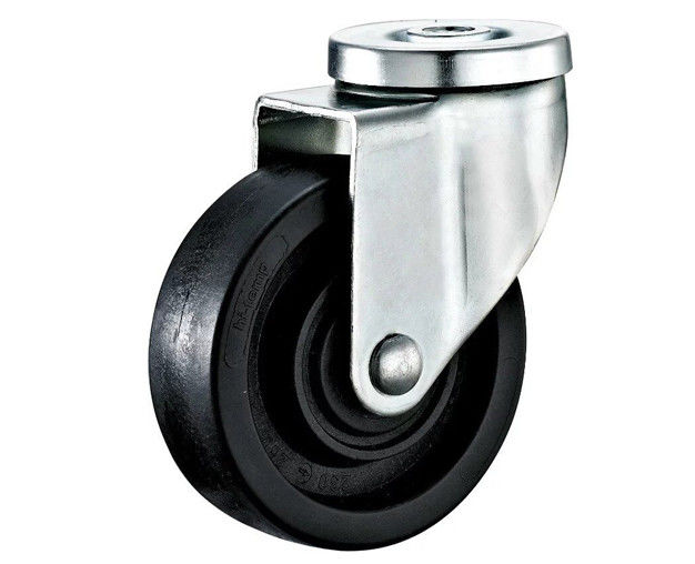 3-inch/4-inch/5-inch medium-sized series heat-resistant 220 ℃ black nylon hollow neck universal casters