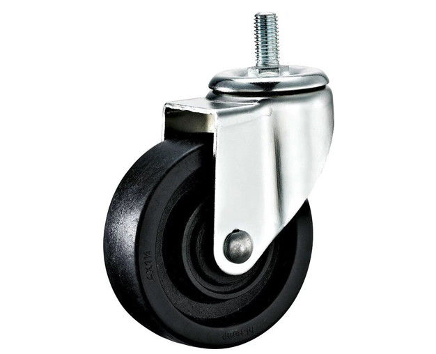 3-inch/4-inch/5-inch medium-sized series heat-resistant 220 ℃ black nylon screw universal casters