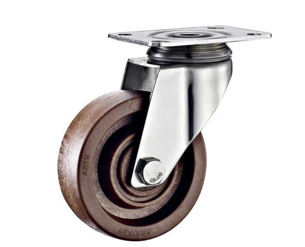 3-inch/4-inch/5-inch medium-sized series 280 ℃ high temperature resistant nylon flat top universal casters