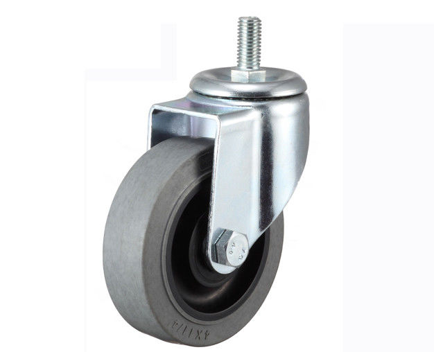 3-inch/4-inch/5-inch medium-sized series screw universal TPR gray silent conductive wheel