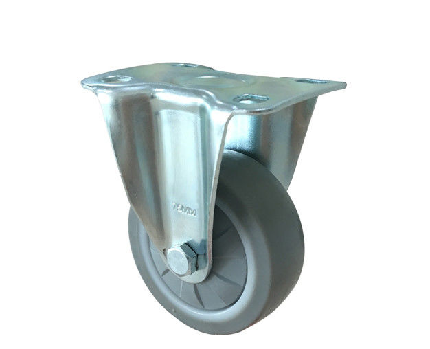(Silent King Series) 3-inch lightweight 70kg high elasticity rubber thread directional ultra quiet casters 3703-37