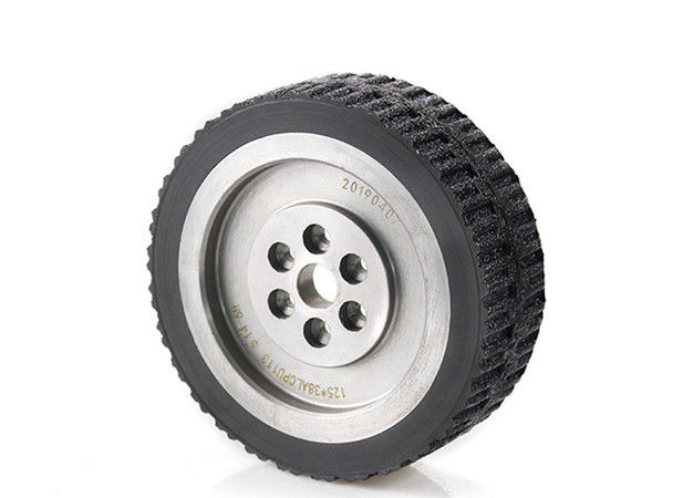 Pipeline cleaning robot AGV anti-skid drive wheel foot wheel aluminum alloy wheel hub 150 * 50