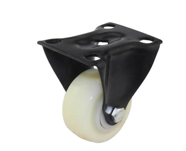 2-inch gold diamond lightweight 45kg polypropylene PP directional double bearing white casters 3602-06