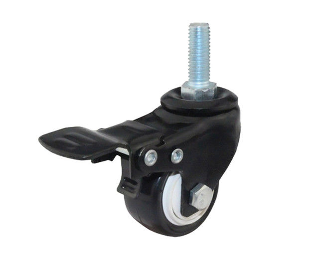 1.5-inch gold diamond lightweight 30kg high-strength polyurethane PU thread universal casters 36415-86B