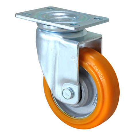 Medium sized 4-inch aluminum core polyurethane AGV universal casters JQR03210-95A