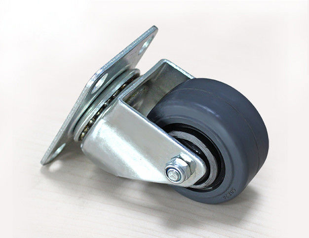 2-inch lightweight aluminum core rubber AGV universal casters JQR02210-95A